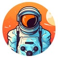 Astronaut Icon. Generative ai