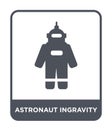 astronaut ingravity icon in trendy design style. astronaut ingravity icon isolated on white background. astronaut ingravity vector Royalty Free Stock Photo