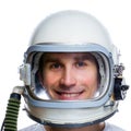 Astronaut isolated on a white background. Royalty Free Stock Photo