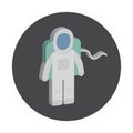 Astronaut Isometric vector icon which can easily modify or edit
