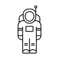 Astronaut Line Style vector icon which can easily modify or edit Royalty Free Stock Photo