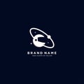 Astronaut logo design vector