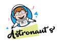 Astronaut Mascot Logo illustration