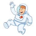 Astronaut Men Cartoon Royalty Free Stock Photo