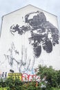 Astronaut mural in Kreuzberg