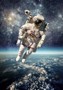 Astronaut in outer space