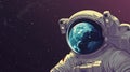 Astronaut in outer space (AI Generated Royalty Free Stock Photo