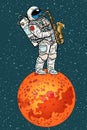Astronaut plays saxophone on Mars