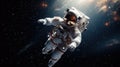 Astronaut in a space costume: Star dreams Royalty Free Stock Photo