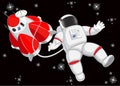Astronaut in space Royalty Free Stock Photo