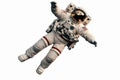 Astronaut in a space suit on white background generative AI Royalty Free Stock Photo
