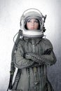 Astronaut spaceship aircraft helmet fashion woman