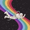 Astronaut in spacesuit