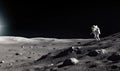 Astronaut stranded alone on moon Creating using generative AI tools