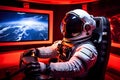 astronaut training simulator a virtual reality simulator that al Royalty Free Stock Photo