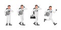 Astronaut vector character design no6 Royalty Free Stock Photo