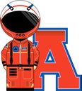 A is for Astronaut Royalty Free Stock Photo