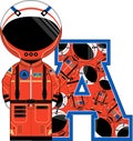 A is for Astronaut Royalty Free Stock Photo