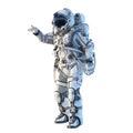 Astronaut on white. Mixed media Royalty Free Stock Photo