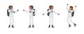Astronaut woman vector character design no5