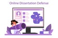 Astronomer online service or platform. Professional scientist