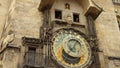 Astronomic clock of the town hall in Prague, Czech Republic