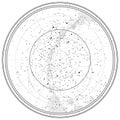 Astronomical Celestial Map Royalty Free Stock Photo