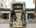 Astronomical clock Ankeruhr. Vienna, Austria Royalty Free Stock Photo