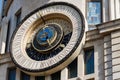Astronomical clock on the building facade in Batumi Royalty Free Stock Photo