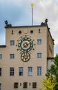 Astronomical clock at Deutsches Museum, Munich in Bavaria, Germany Royalty Free Stock Photo