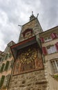 Astronomical Clock in Marktplaz in the old town in Solothurn, Sw