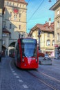 Astronomical clock on the medieval Zytglogge clock tower Royalty Free Stock Photo