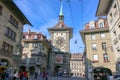 Astronomical clock on the medieval Zytglogge clock tower Royalty Free Stock Photo