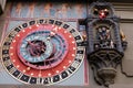 Astronomical clock on the medieval Zytglogge clock tower in Bern, Switzerland Royalty Free Stock Photo