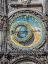 Astronomical clock, Old Town City Hall, Prague, Czech Republic Royalty Free Stock Photo