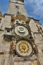 Astronomical clock. Old Town Hall. Prague. Czech Republic Royalty Free Stock Photo