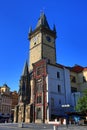 The Astronomical Clock, Old Town Hall, Prague, Czech Republic Royalty Free Stock Photo