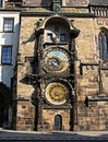 Astronomical clock, Old Town Square, Prague Royalty Free Stock Photo