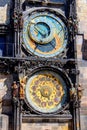 Astronomical Clock Orloj. Prague, Czech Republic, June 26, 2015 Royalty Free Stock Photo