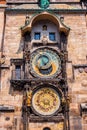 Astronomical Clock. Prague. Czech Republic Royalty Free Stock Photo