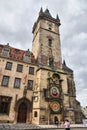 Astronomical clock from the side of the apostle