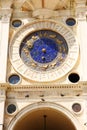 Astronomical Clock Tower, Details. Venice, Italy Royalty Free Stock Photo