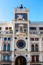 Astronomical clock tower in Venice Royalty Free Stock Photo