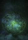 Astronomical Clock with Zodiac Signs Royalty Free Stock Photo