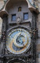 Astronomical dial of the ancient clock tower in Prague Royalty Free Stock Photo
