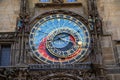 The Astronomical Dial of The Prague Astronomical Clock, Prague, Czech Republic Royalty Free Stock Photo