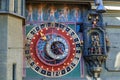 Astronomical dial with statues of Zytglogge clock, Bern Royalty Free Stock Photo