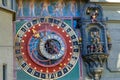 Astronomical dial with statues of Zytglogge clock, Bern Royalty Free Stock Photo