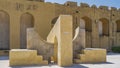 An astronomical instrument dedicated to the signs of the zodiac is located in the ancient observatory of Jantar Mantar.