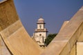 Astronomical instrument at Jantar Mantar observatory in Jaipur, India Royalty Free Stock Photo